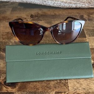 Longchamp Brown Cat-Eye Sunglasses
